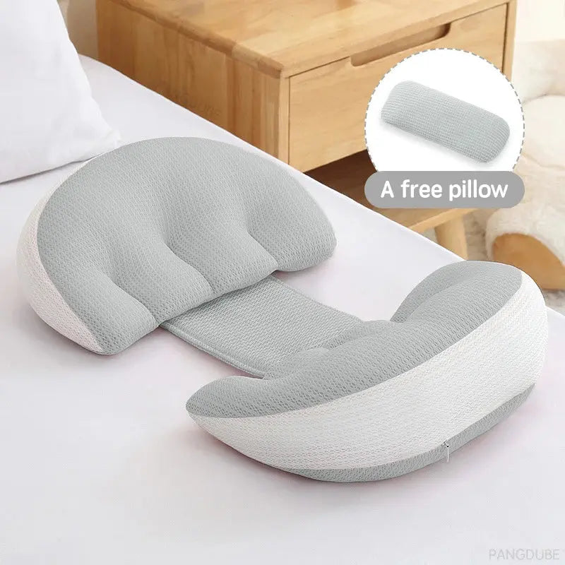 PANGDUBE Pregnancy Waist Support Pillow for Pregnant Women Sleeping Body Pillow Care for Pregnancy Cushion Adjustable Length Nova Trendz