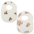 2pcs Newborn Baby Cotton Gauze Bibs Waterproof Infant Boys Girls Burp Cloths Printing Scarf Toddler Saliva Towel Feeding Stuff Nova Trendz