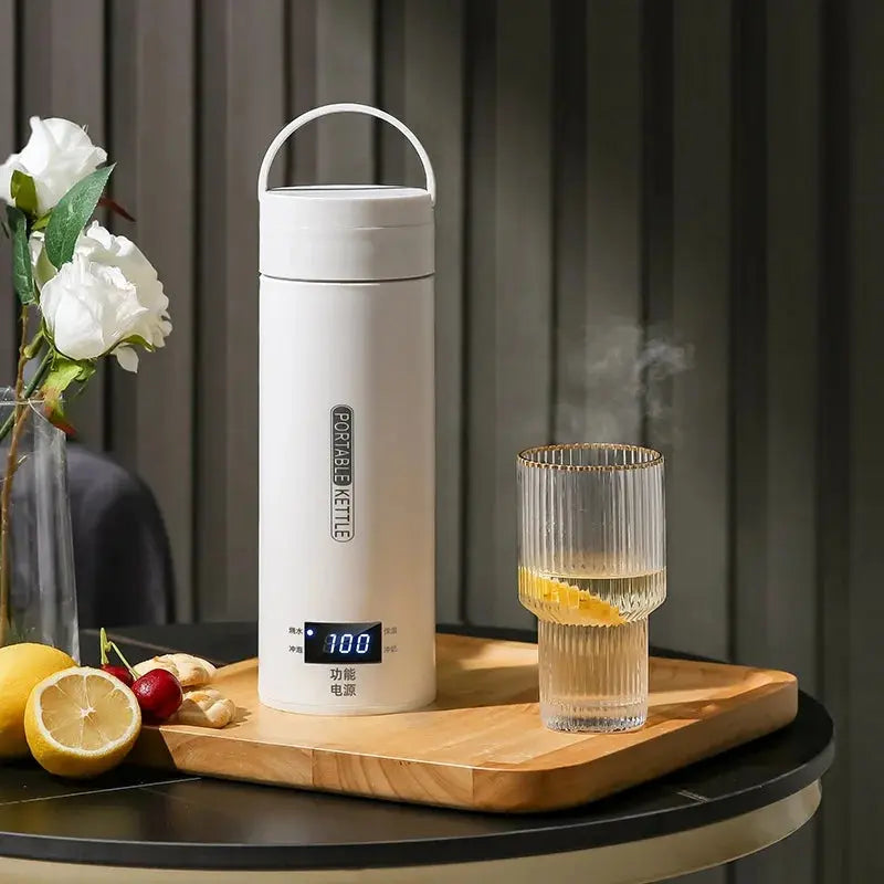 500ML Travel Electric T Kettle Fast Boiling Water Portable baby Milk Warmer Kettle 304 Stainless Steel Thermo Kettles Nova Trendz