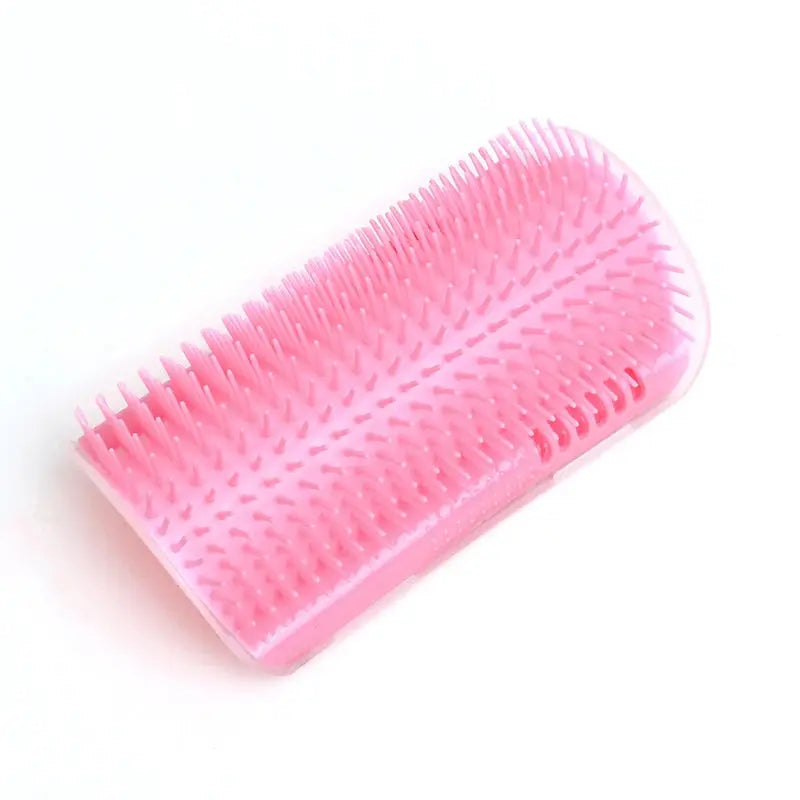Cat Brush Comb Cat Toy with Catnip Cat Wall Brush Corner Cat Scratcher Massage Self Groomer Comb Pet Brush Corner cat scrubber - Nova Trendz