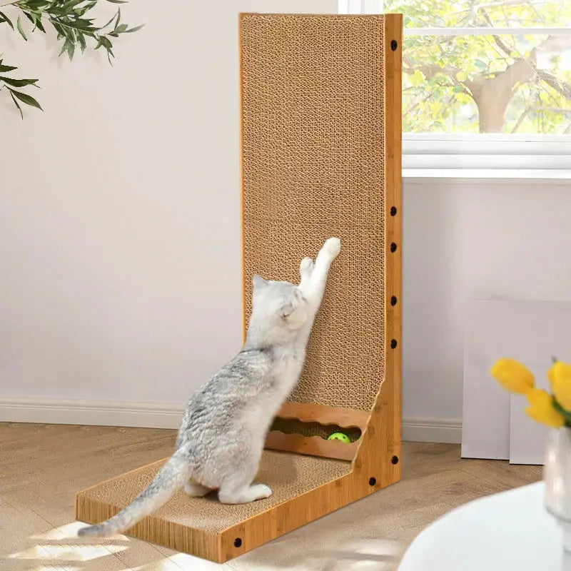 Cat scratching board vertical scratching post duarable cat scratcher high quality Corrugated cardboard Cat Scratching pad Nova Trendz