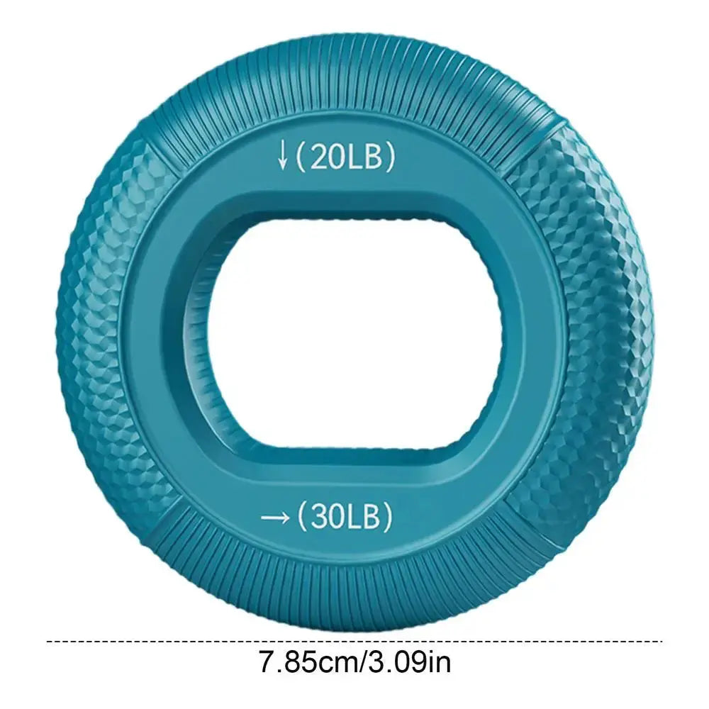 Silicone Adjustable Hand Grip 20-80LB Gripping Ring Finger Forearm Trainer Carpal Expander Muscle Workout Exercise Gym Fitness Nova Trendz