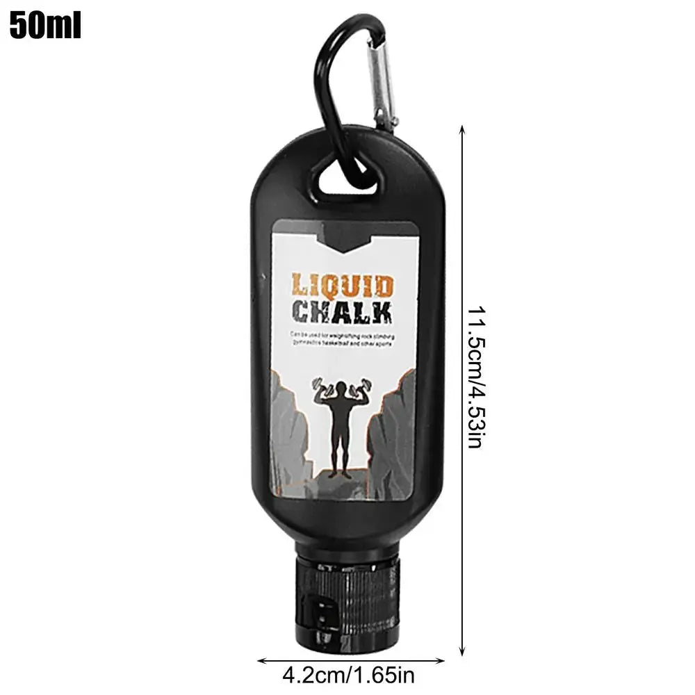 50ml/100ml Liquid Chalk Sweat-Resistant Workout Magnesium Powder Anti-slip Cream Grip Weight Lifting Climbing Gym Sports Chalk Nova Trendz