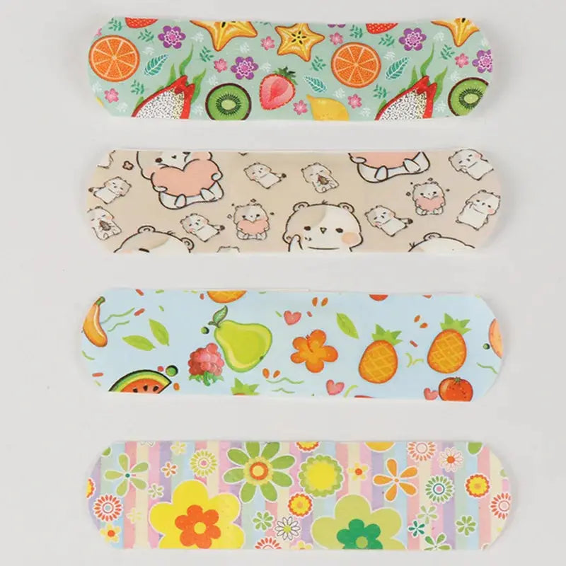 100pcs Cartoon Animal Pattern Waterproof Hemostasis Kids Band Aid Stickers Adhesive Bandage Wound Strips Plasters for Children Nova Trendz