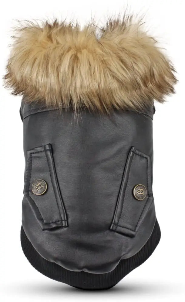ATUBAN Leather Dog Coats Waterproof Dog Winter Coat Puppy Jackets for Small to Medium Dogs clothes for pets dog clothes winter Nova Trendz