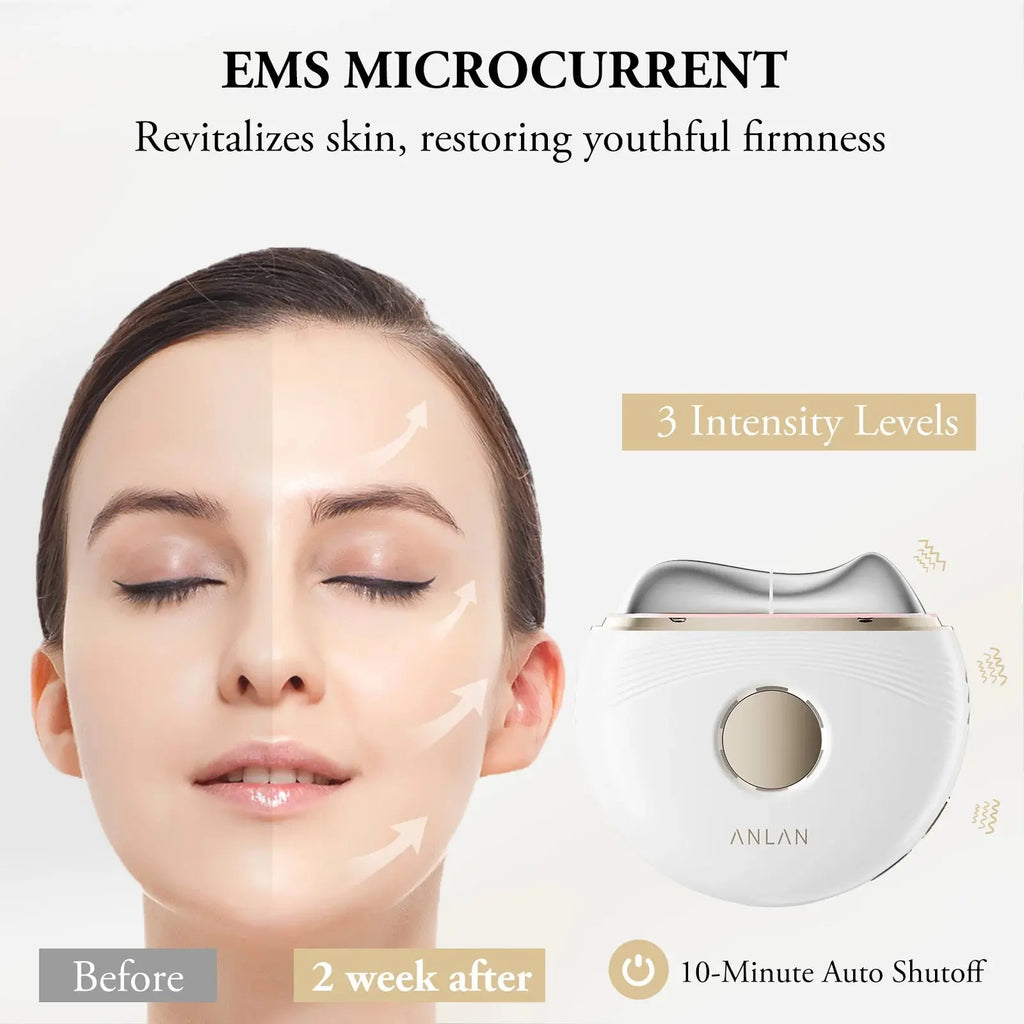ANLAN Electric Guasha Massager EMS Face Lifting Remove Edema Firming Skin Clod Heat Body Scraping Therapy Skincare Beauty Device Nova Trendz