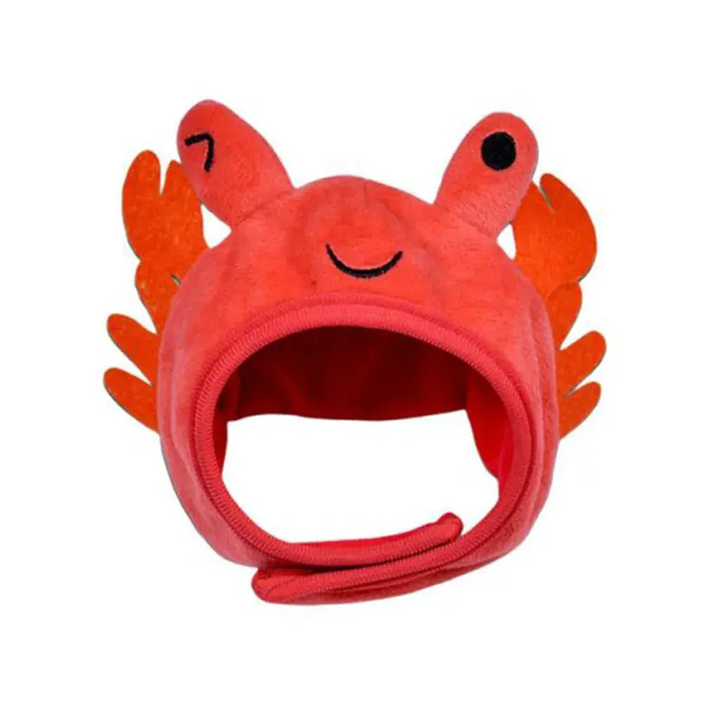 Halloween Easter Pet Costume Novelty Crab Lobster Frog Hat for Cat Puppy Hat Dog Cap Soft Headgear for Birthday Party Photo Prop - Nova Trendz