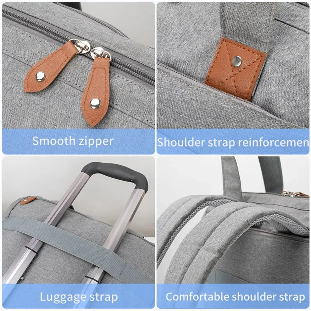 PANGDUBE Diaper Bags with 1pc Pacifier Bag Dad Mom Backpack for Travel Mommy Backpack for Baby Accessories Maternity Bag Nova Trendz