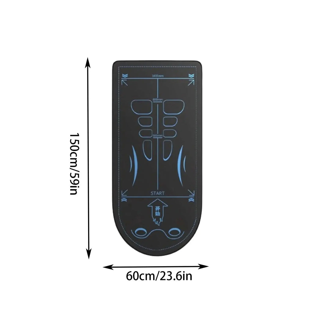 Yoga Mat For Abdominal Wheel Home Anti-Slip Shock Absorber Mute Fitness Exercise Floor Mat Reusable Thickened Kneeling Mat Nova Trendz