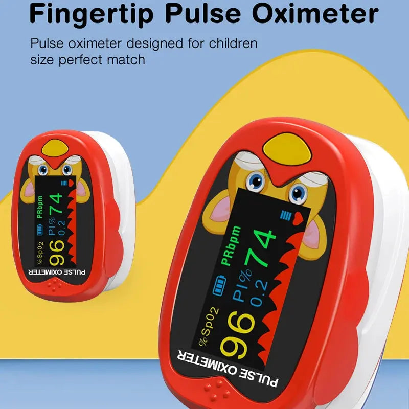 Handheld Finger Fingertip LED TFT Screen Pulse Oximeter Pediatric Usb Pulse Oximeter Kids Monitor Blood Oxygen For Babies Nova Trendz
