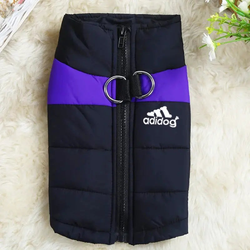 Waterproof dog Clothing Pet Coat Winter thermal vest Thickened zipper jacket Dog clothing for small to medium sized dogs - Nova Trendz