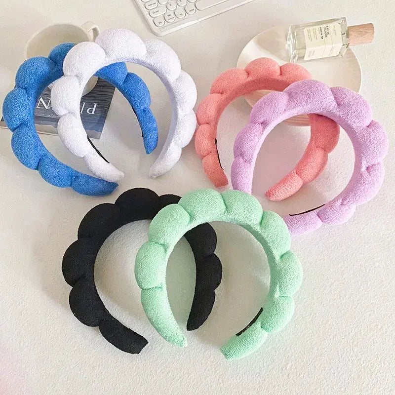 Soft Hair Styling Accessories Women Girls Headbands for Face Washing Bath Makeup Hair Band Women Adjustable SPA Facial Headband Nova Trendz