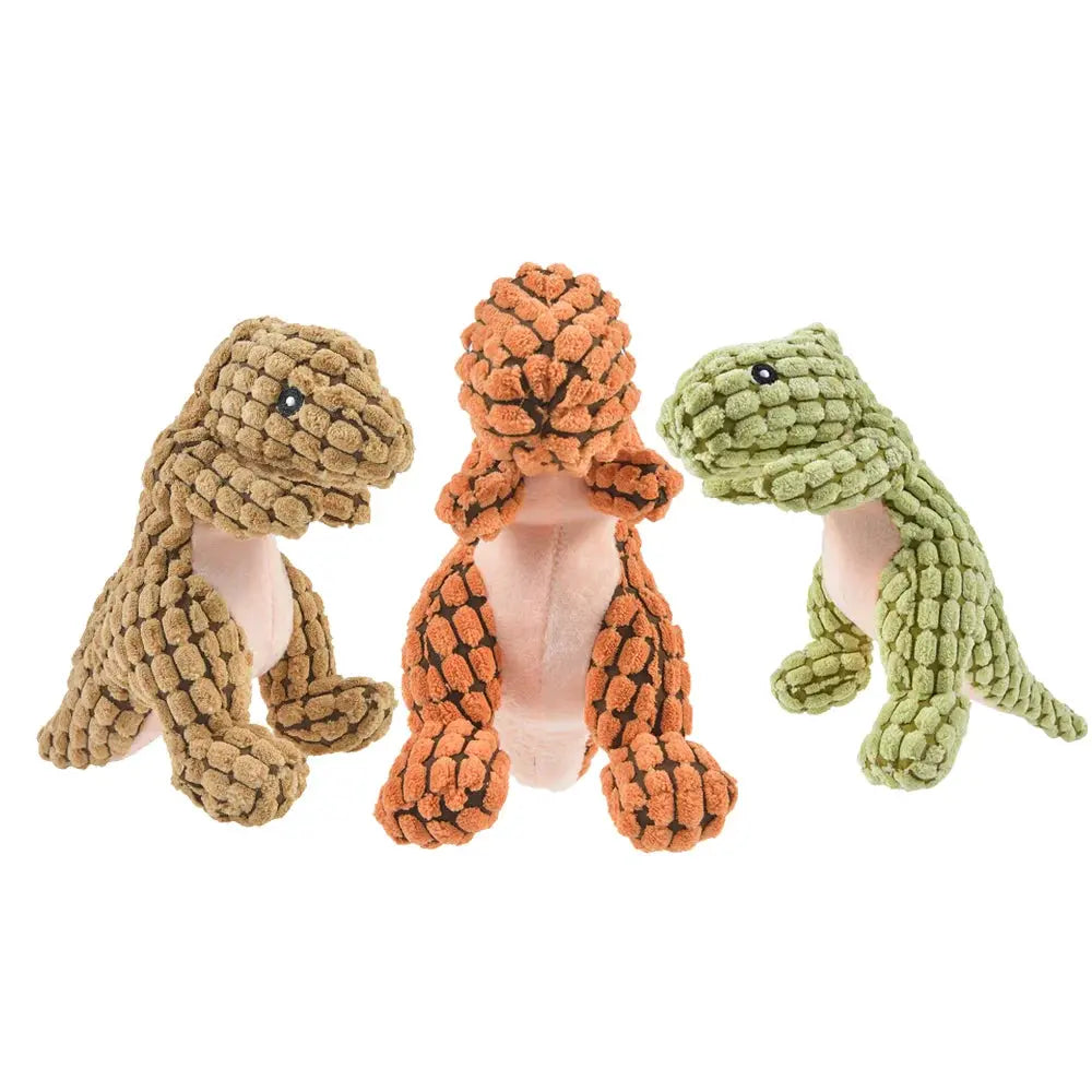 Cats and Dogs Pet Plush Dinosaur Toys Interactive Dog Chew Toys Plush Stuffing Pet Supplies Dog Toys for Small Dogs - Nova Trendz