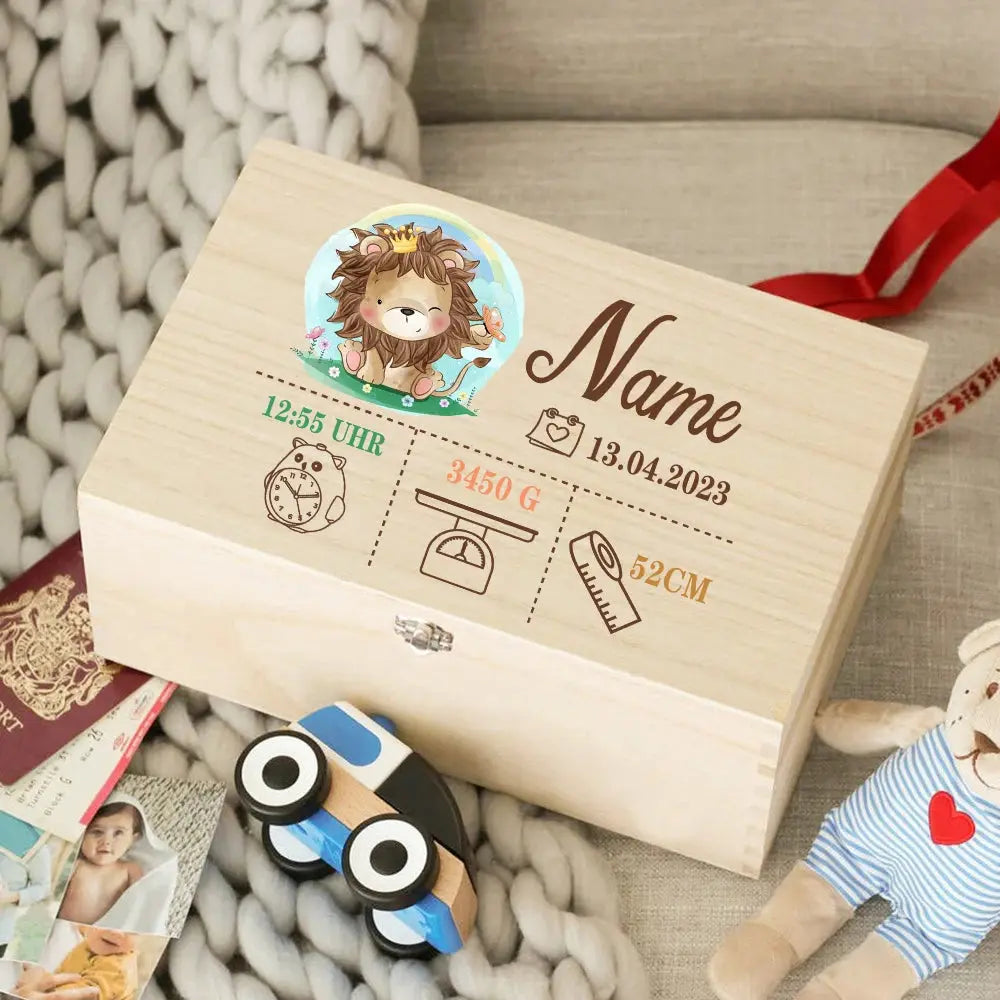 Custom Baby Wooden Memory Box Newbron Shower Gift Personalized Infant  Keepsake Box Baby Birth Stats Box Umbilical Cord Box Nova Trendz
