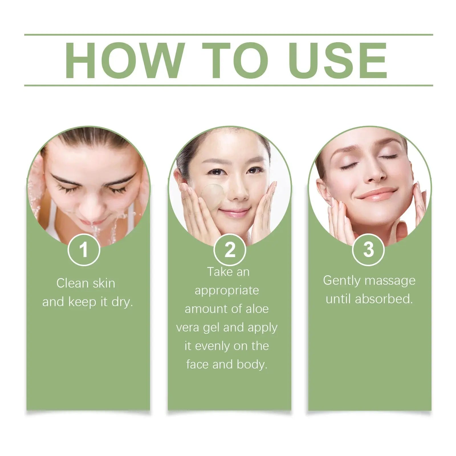 Aloe Vera Gel Pore Shrinking Oil Control Ance Remover Moisturizing Brighten Anti-Aging Facial Essence Beauty Skin Care Products Nova Trendz