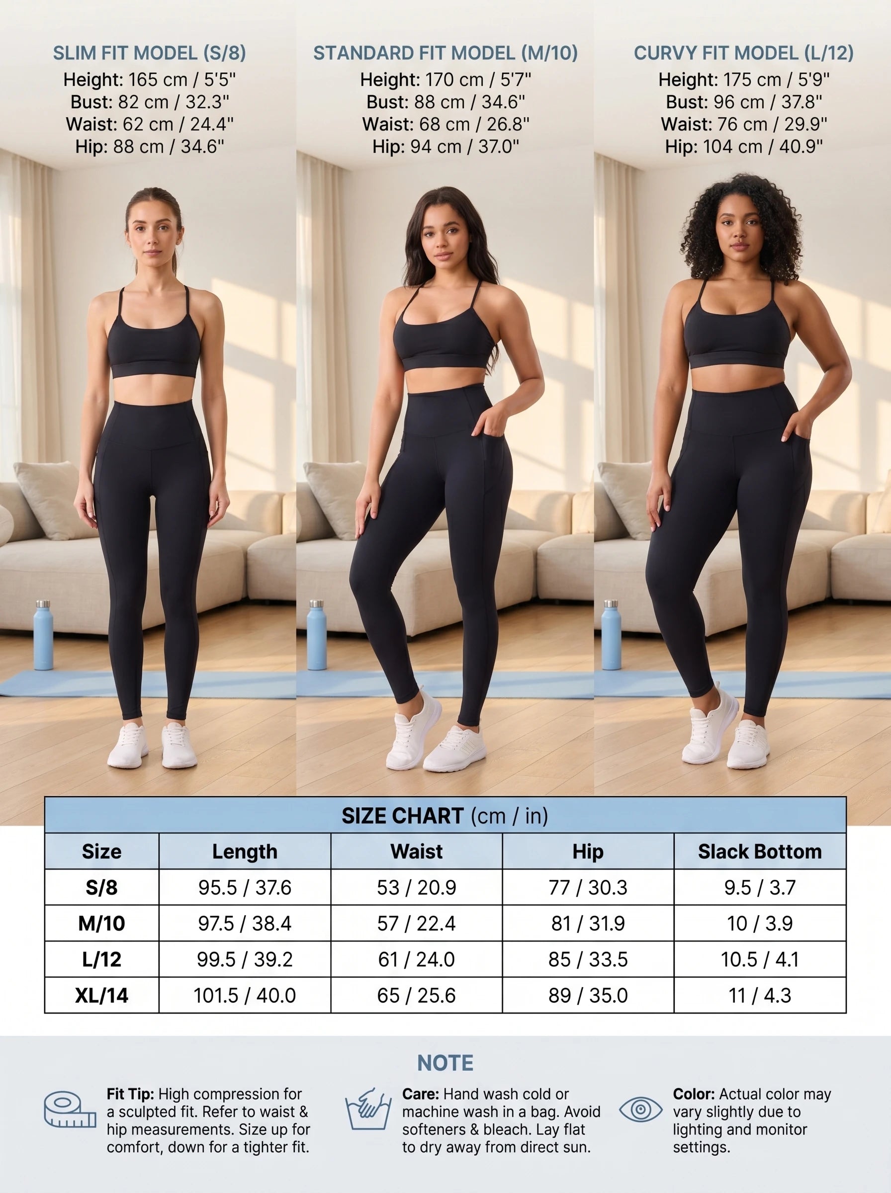 High Waist Ankle-Length Yoga Pants with Phone Pocket, High Stretch Butt Lifting & Tummy Control, Breathable Soft Gym Leggings Nova Trendz