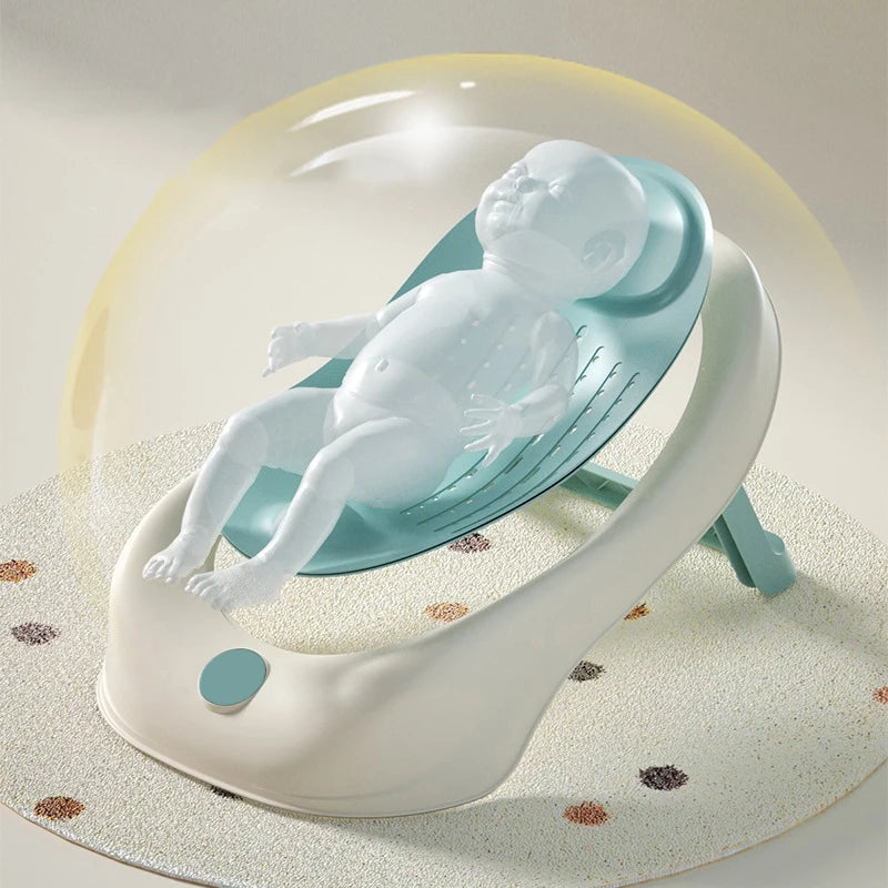 Simple Baby Bath Tub Rack Foldable Bathtub for Babies Bathtubs Anti Slip Holder Newborn Shower Net Seat Infants Care Accessories