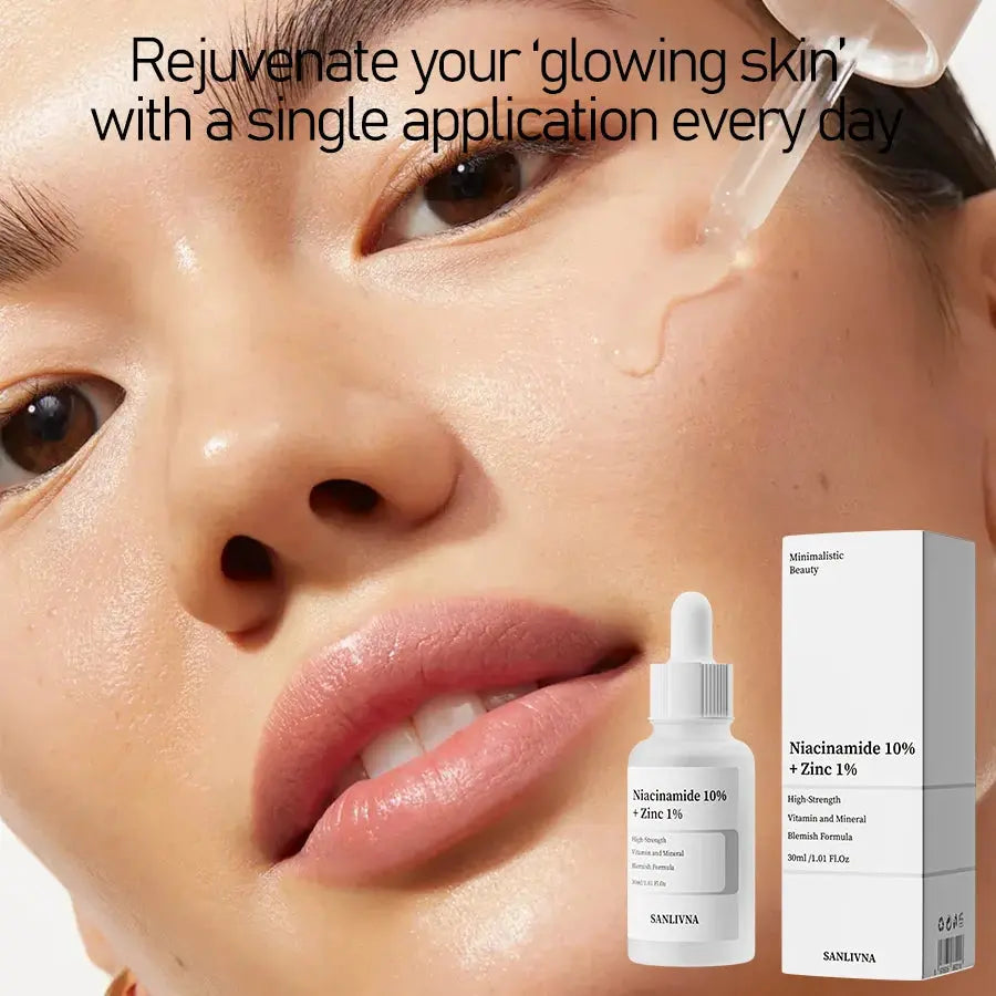 AHA 30%+BHA 2% Exfoliating Face Salicylic Acid Serum 10% Niacinamide + 1% Zinc, 10% Hexapeptide Serum Moisturizing Face Skincare Nova Trendz