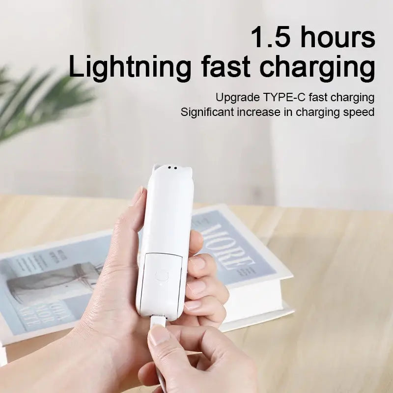 Foldable Small Fan Portable and high-power Hand Held Portable Mini Fan Rechargeable Hand USB Charge Fan Nova Trendz