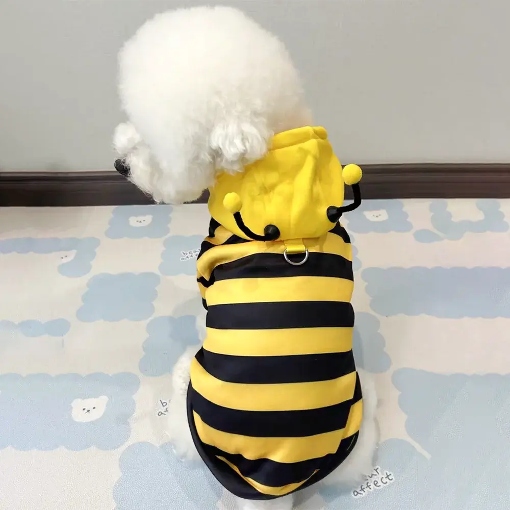 Bee Pet Puppy Coat Apparel Outfit Dog Halloween Hoodies Winter Cat Cosplay Costume Holiday Outfit for Small Medium Dogs & Cats - Nova Trendz