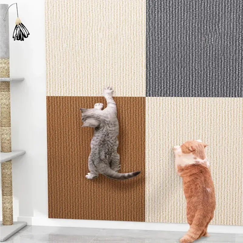 Self-Adhesive Carpet Cats Scratch Board Wall Anti Cat Scratch Sofa Diy Cats Scratch Board Sofa Protection Paws Sharpen Trimmable Nova Trendz