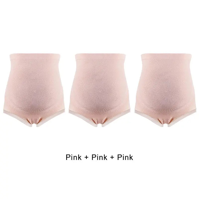 3PCS Maternity Panties High Waist Pregnant Panties Adjustable Belly Support Briefs for Pregnant Women Lace Solid Cozy Intimates Nova Trendz