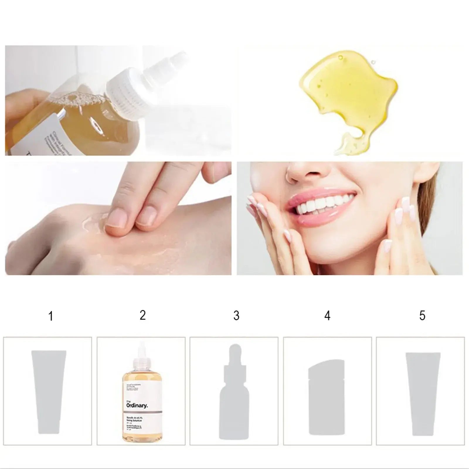 Professional Gentle Exfoliating Oil for All Skin Types - Dead Skin Removal, Acne & Fine Lines Treatment, Home Safe Peel Nova Trendz