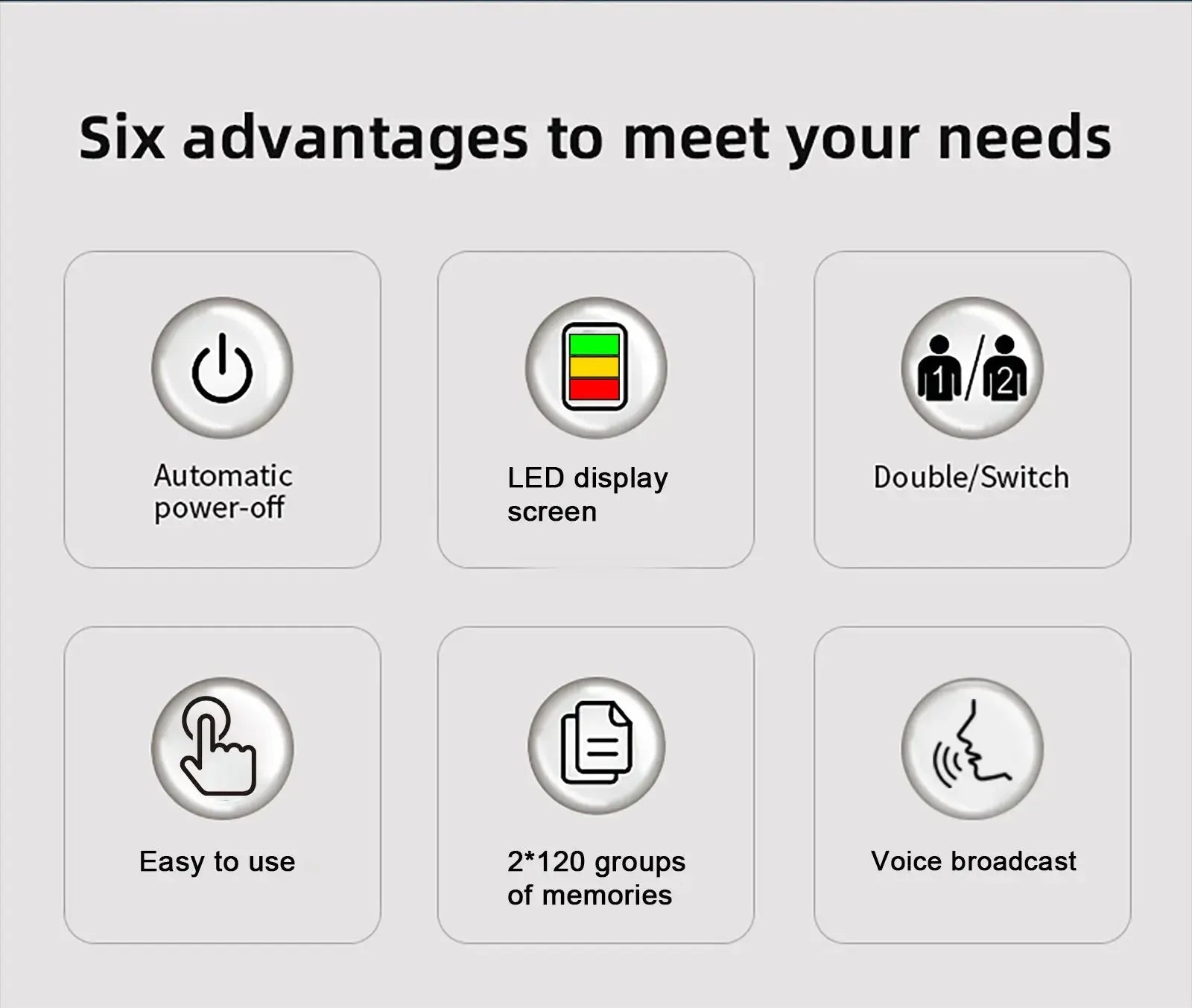 Blood Pressure Monitor Arm Cuff Tensiometer Tonometer Digital Voice Sphygmomanometer Electronic Medical BP Monitors Rechargeable Nova Trendz