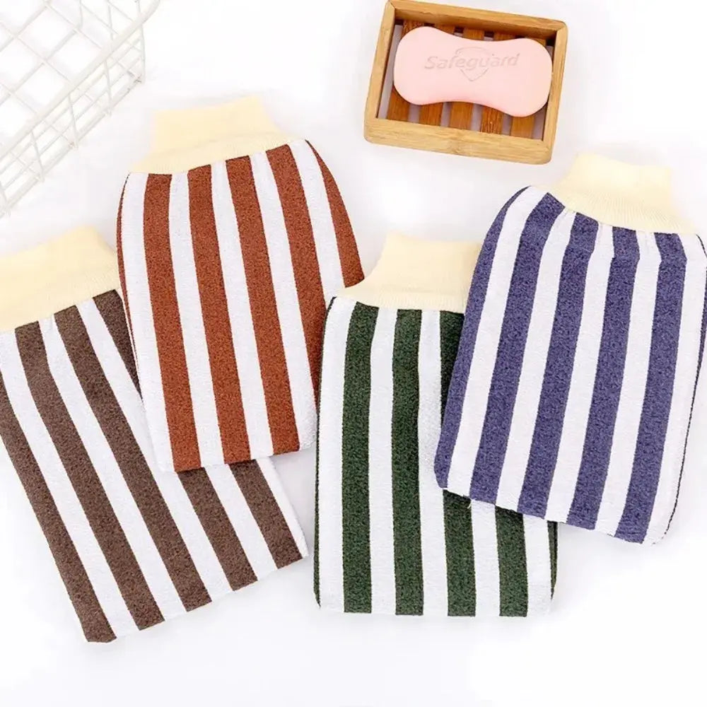 Bath for Peeling SPA Exfoliating Shower Brush Washcloth Body Cleaning Scrubber Mitt Rub Body Wash Gloves Back Shower Bath Towel Nova Trendz