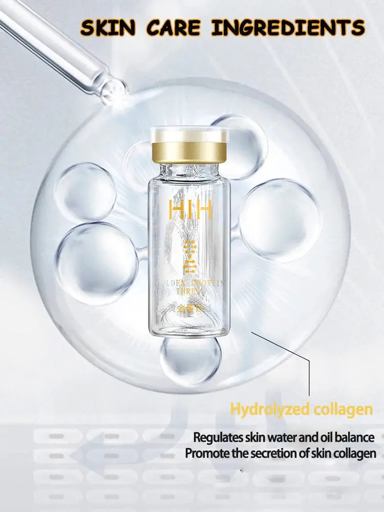 Korea 24k Care Serum Active Collagen Silk Care Lifting Firming Set Hyaluronan Silk Line Moisturizing Essence Firming Skin Care Nova Trendz
