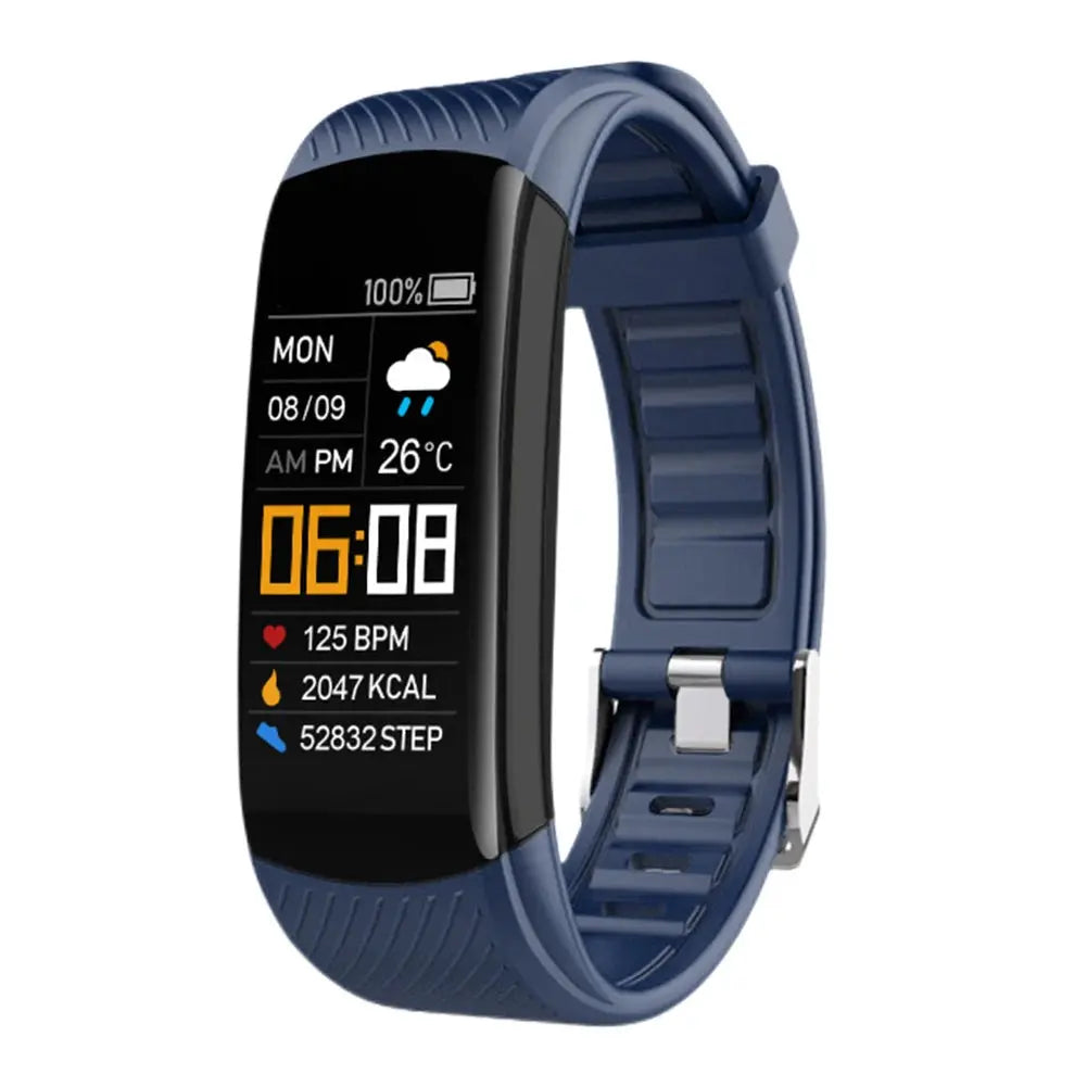 Smart Watch Waterproof Sport Smartwatch Heart Rate/Blood Pressure/Blood Oxygen Monitor USB Direct Charging for Outdoor Exercises Nova Trendz