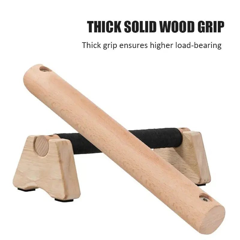 Wooden Push-up Stand Non-SlipPush Up Bar Handles Fitness Pushup Board Calisthenics Parallettes Bar Exercise Equipment for Home Nova Trendz
