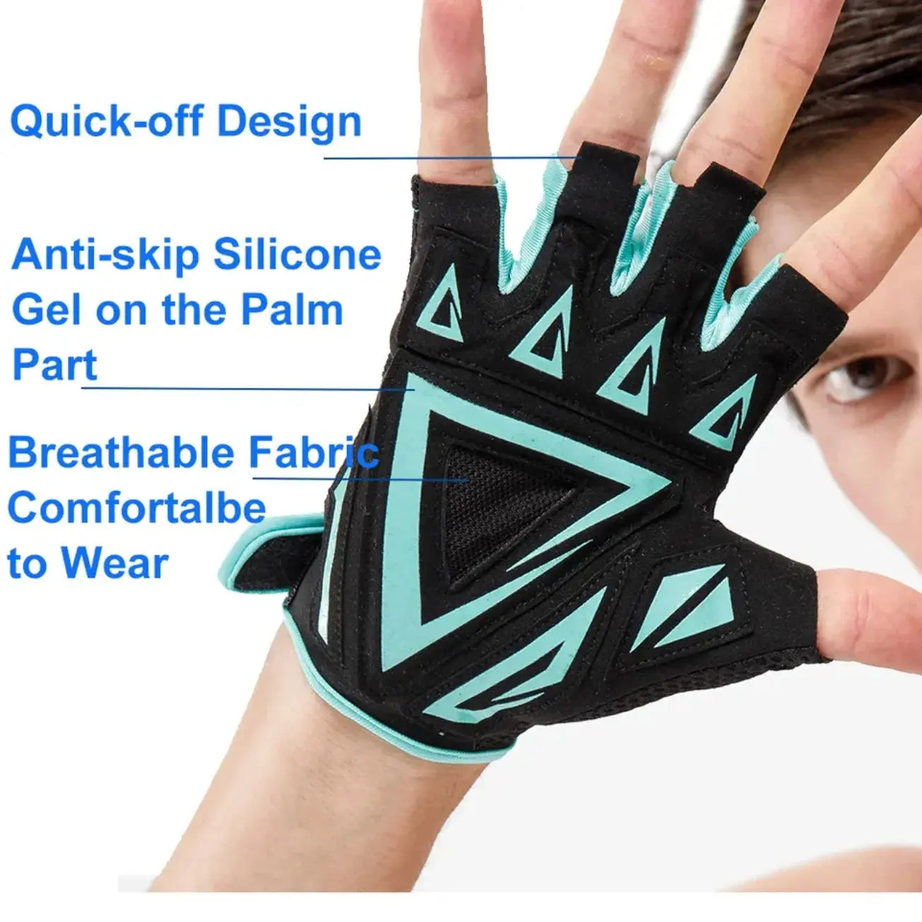 Gym Gloves for Men Women Weight Lifting Half Finger Breathable Anti Slip Training Fitness Workout Gloves Nova Trendz