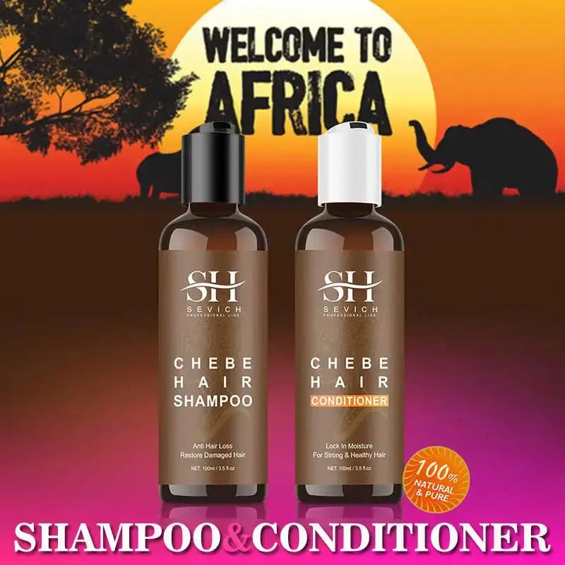 CHEBE Hair Growth Shampoo Conditioner Set Anti Hair Loss Treatment for Men Women Fast Thicken Regrowth Oil Beauty Health SEVICH Nova Trendz