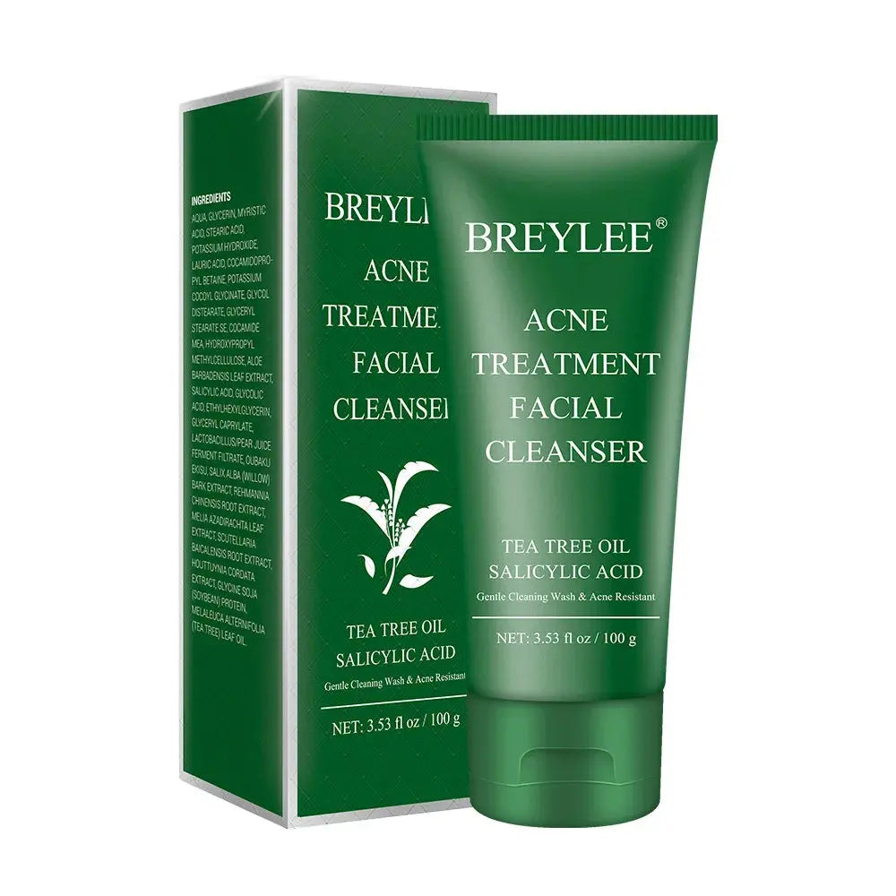 BREYLEE Acne Treatment Set 4pcs Facial Cleanser Toner Serum Cream Skin care Nova Trendz