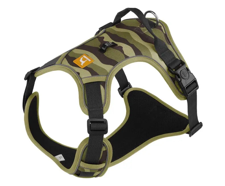 Adjustable Harness Dog Reflective Safety Training Walking Chest Vest Leads Collar For French Bulldog Pets Dogs Accessories - Nova Trendz