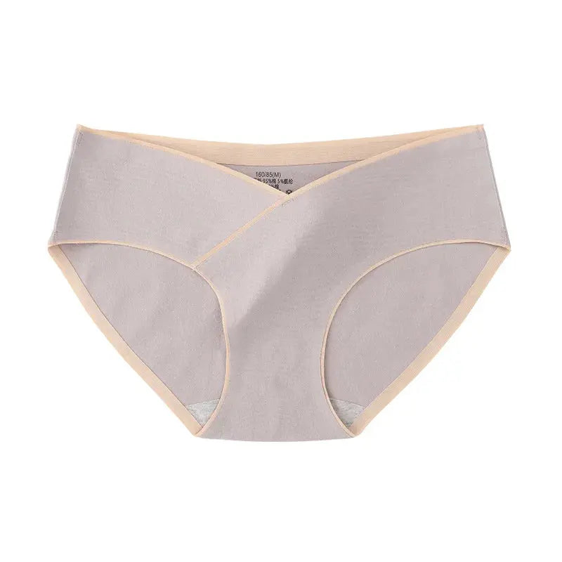 5PCS Cotton Maternity Panties High Waist Pregnant Panties Adjustable Belly Support Briefs for Pregnant Women Solid Color Panties Nova Trendz