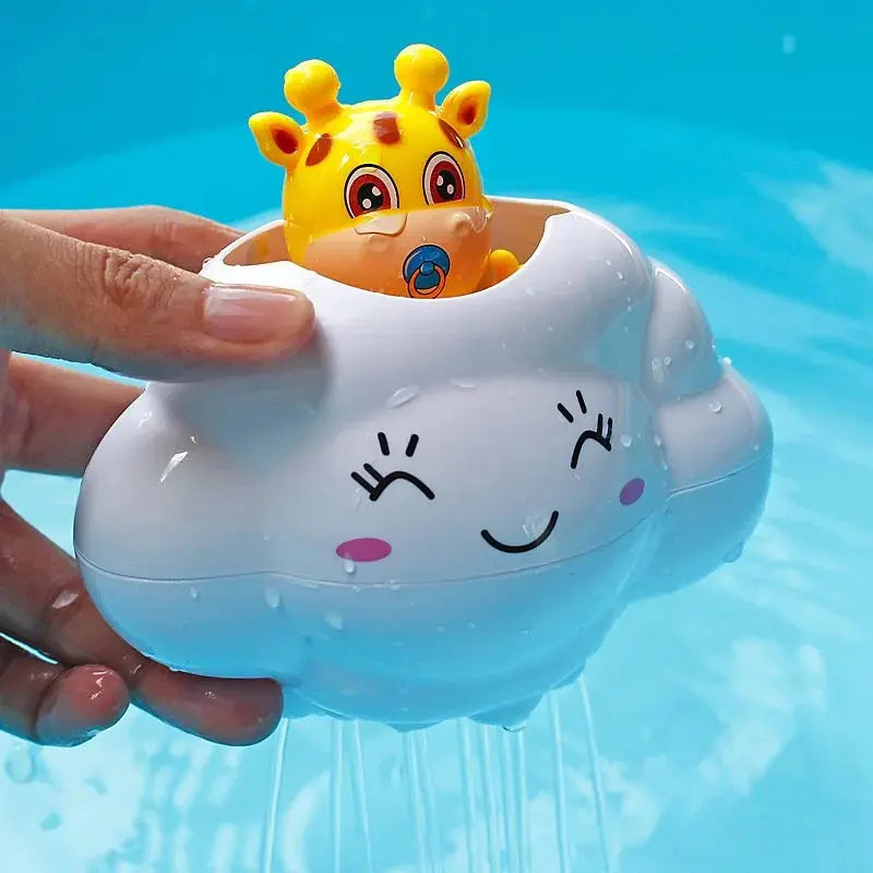 Baby Bath Toy, Bathing Cute Swimming Water Spraying Clouds Shower Bath Toy For Kids Water Playing Toy - Nova Trendz