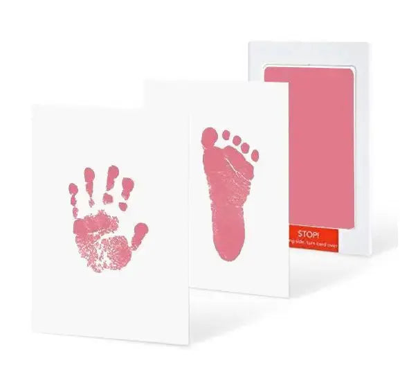 Newborn Baby DIY Handprint Footprint Kit Ink Pads Photo Frame Handprint Toddlers Souvenir And Pet Cat Dog Paw Prints Nova Trendz