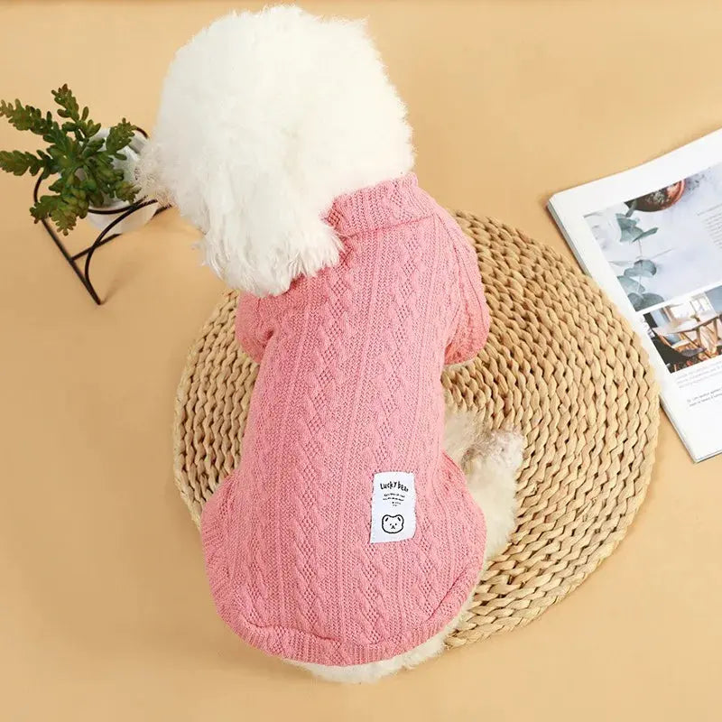 Warm Knitted Dog Sweater Soft Fashion Pet Clothes for Samll Medium Dogs Cats French Bulldog Chihuahua Yorkies Pug Costume Nova Trendz