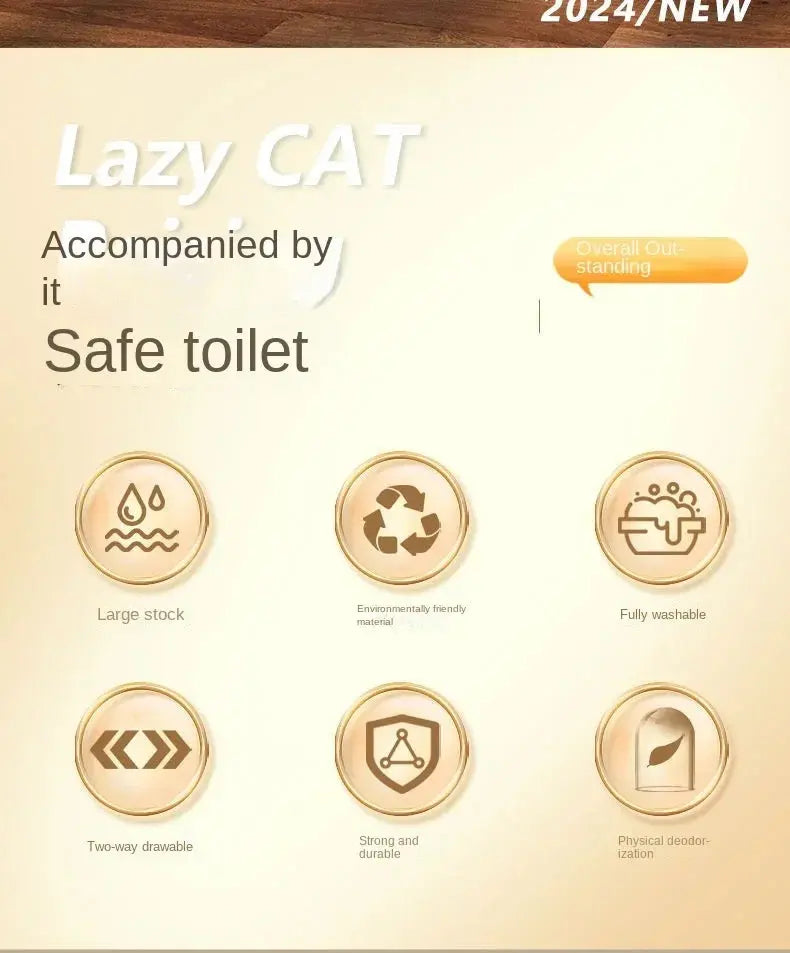 Cat Litter Box Fully Enclosed Drawer Type Cat Litter Box Anti-splash and Odor Isolation Cat Toilet Extra Large Cat Litter Box Nova Trendz