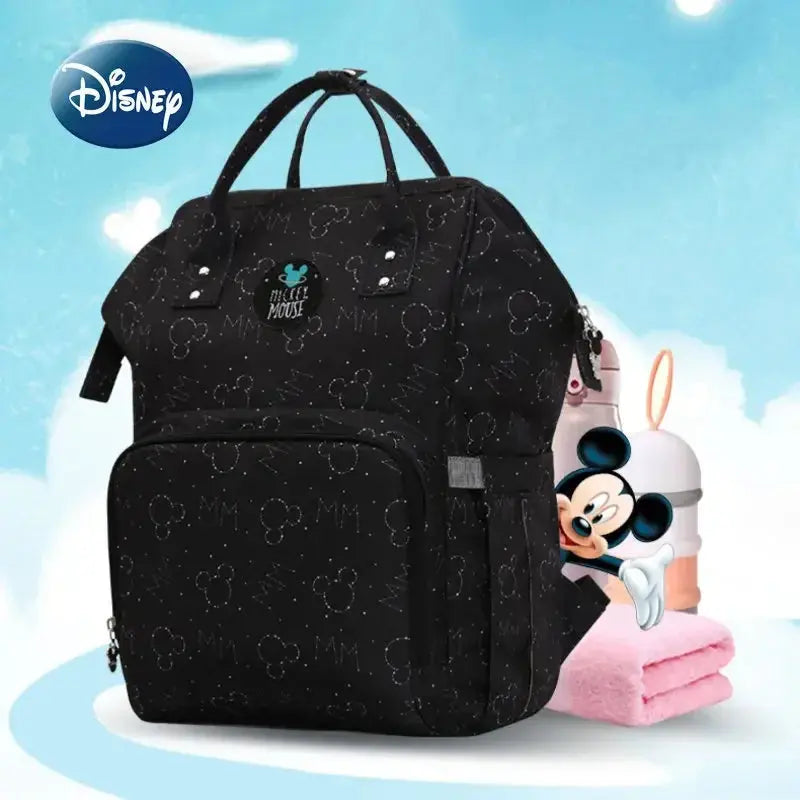 Disney Mickey Original New Diaper Bag Backpack Luxury Brand Baby Bag Large Capacity Multifunctional Cartoon Baby Diaper Bag Nova Trendz