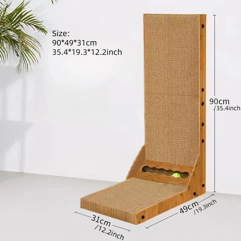 Cat scratching board vertical scratching post duarable cat scratcher high quality Corrugated cardboard Cat Scratching pad Nova Trendz