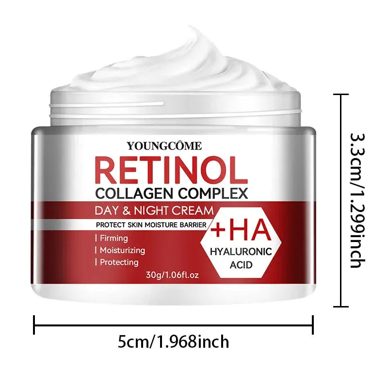 Retinol Collagen Facial Care Moisturizing Cream Deep Hydration  Suitable for dry Aging Face Cream Moisturizing Skin Repair - Nova Trendz