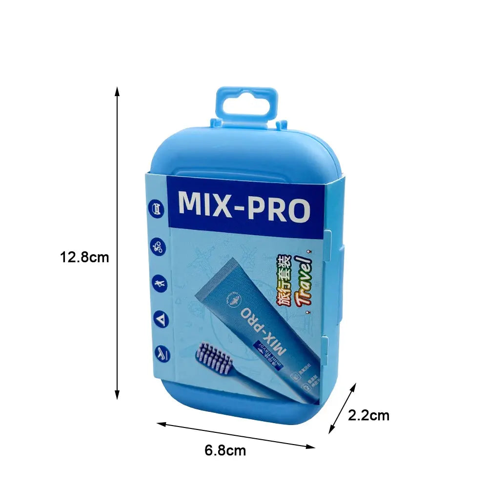 Dental Oral Care Cleaning Kit Portable Toothbrush Toothpaste Case Travel Toothbrush Soft Bristle Adult Tooth Brush Personal Care - Nova Trendz