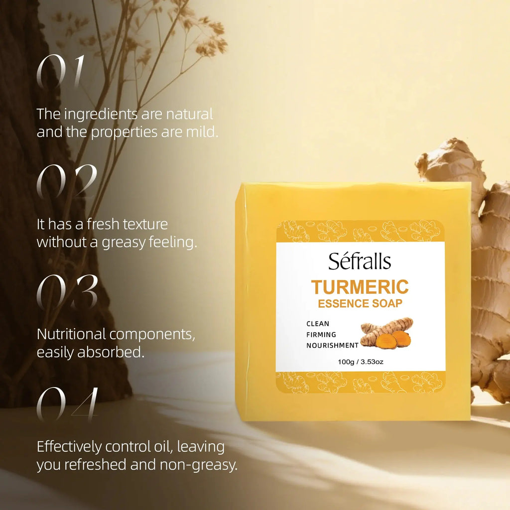Séfralls Turmeric Skincare Set for All Skin TypesFirming moisturising deep cleansing anti-wrinkle nourishing blemish reduction Nova Trendz