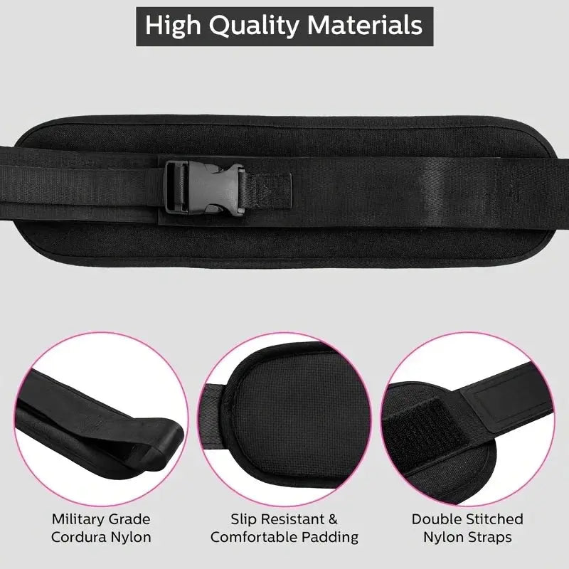 Weight-bearing Belt Weighted Waist Trainer Belt - Adjustable Resistance Ergonomic Design Workout Hip Thrust Hip Training Belt Nova Trendz