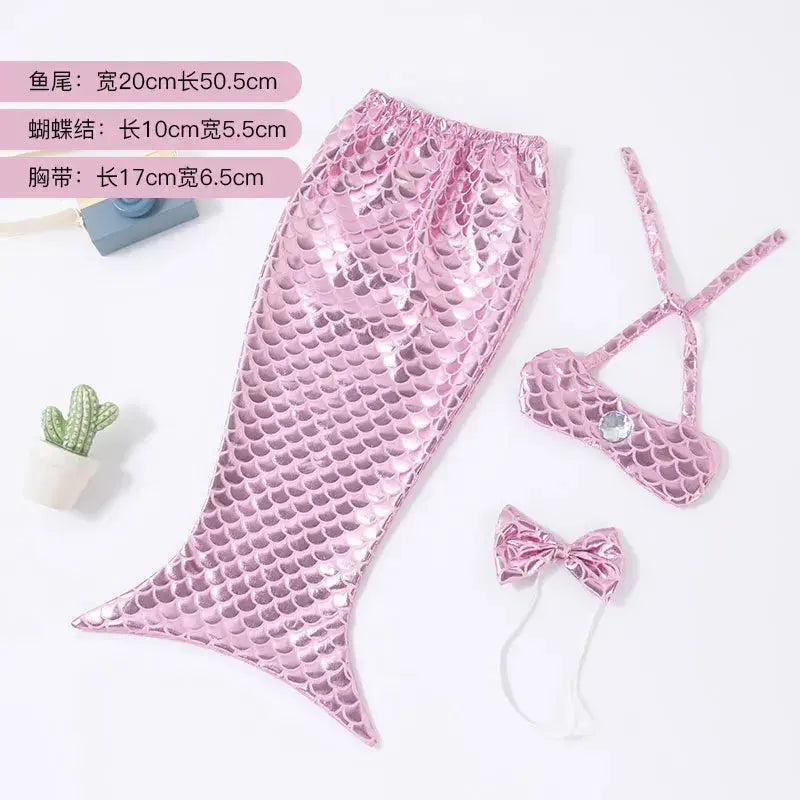 Cat Mermaid Crossdressing Funny Swimsuit Fish Tail Shape Cute Bikini Dog Pet Clothes Pet Halloween Costume Cats Clothes - Nova Trendz