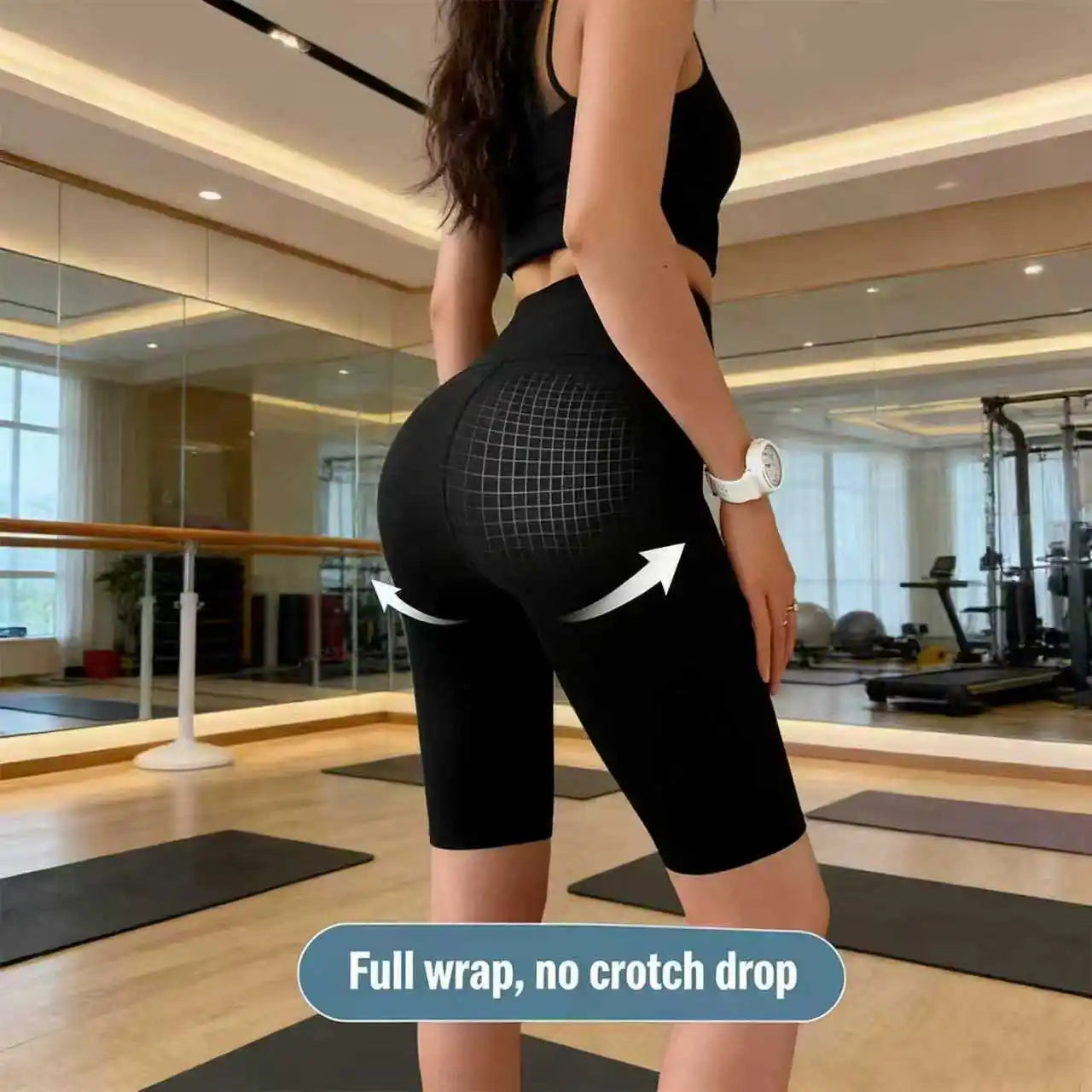 Women's High-Waisted Seamless Yoga Shorts 2026 New Fashionable Fitness Gym Sports Jogging Cycling Keep Eye-Catching Gym Shorts Nova Trendz