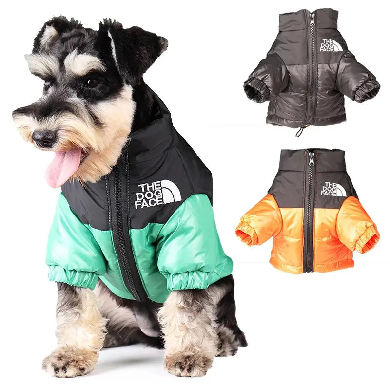 Large Winter Pet Dog Clothes French Bulldog Puppy Warm Windproof Jacket Small Medium Dog Reflective Coat Chihuahua Pet Outfits - Nova Trendz